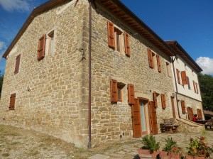 Front view of Le Ginestre B&B, Assisi, Umbria