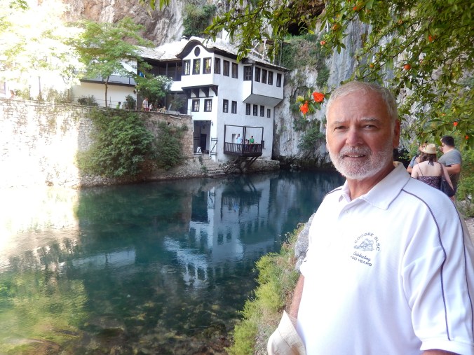 Bill at the Tekke House at Blagaj