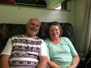 Bill and Jay looking relaxed