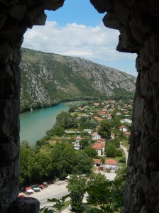 View from the top of the fort at Pocitelj
