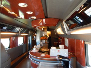 A train with a bar - we are really in the cradle of civilisation 