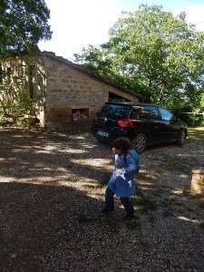Freddy's running for the school bus. By the time he comes back in the afternoon he has to be carried off, as he has fallen asleep on the way home.