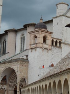 A tiny portion of the Basilica Di San Francesco