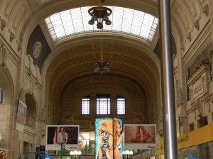 The interior of Milan Central railway station is just as grand as the entrance