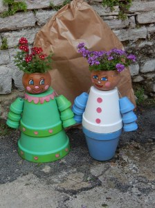 Even the primary school children make an effort