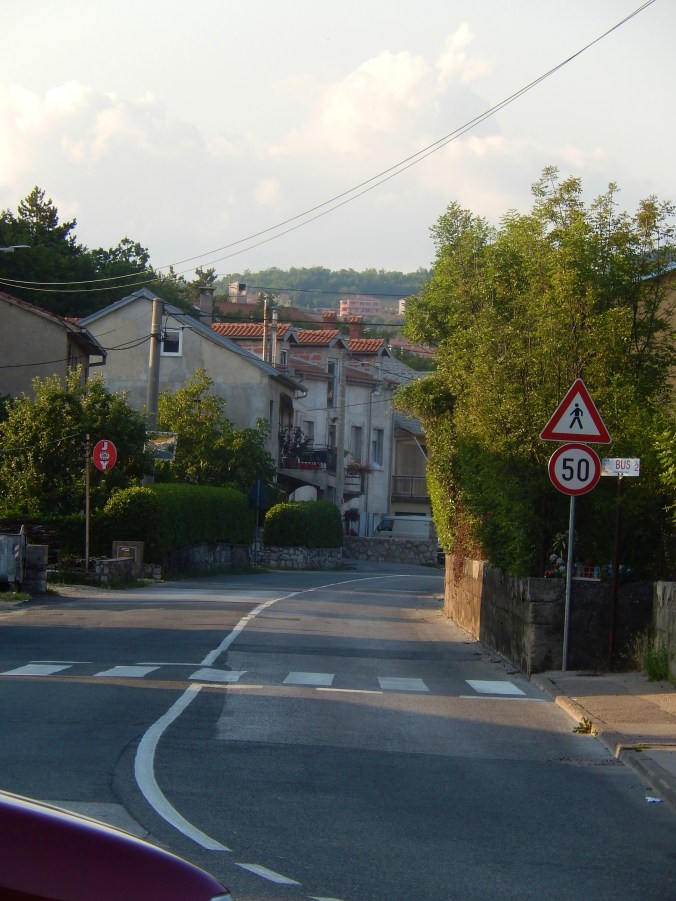 Looking for traces of the village street - Viskovo
