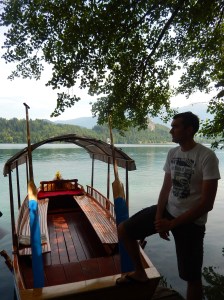 Pletna Boat and Oarsman - Lake Bled
