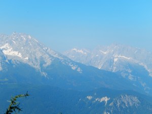 Even though it was a clear day, the view from the top of Eagles Nest was still a little hazy