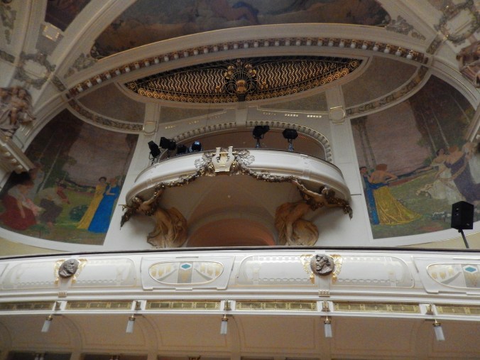 Smetana Hall, one of the boxes for VIP's