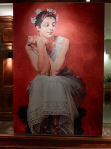 Is it me - or is that a guy wearing a dress? Maybe it is meant to be Adonis?