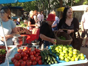 A few sellers came to market