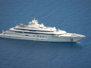 A 'typical' private craft in Dubrovnik waters