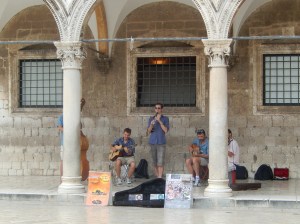 Street performers, Dubrovnik