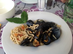 Mussels and dumplings for my dinner