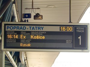 Thank goodness we did not miss the 4:15pm train!