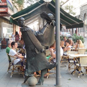 In the theatre district