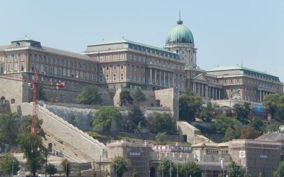 Castle district from the Danube River