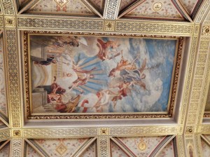 A sample ceiling decoration