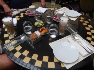 Afternoon Tea setting at the Gresham Hotel