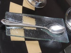 Even your teaspoon gets its own holder