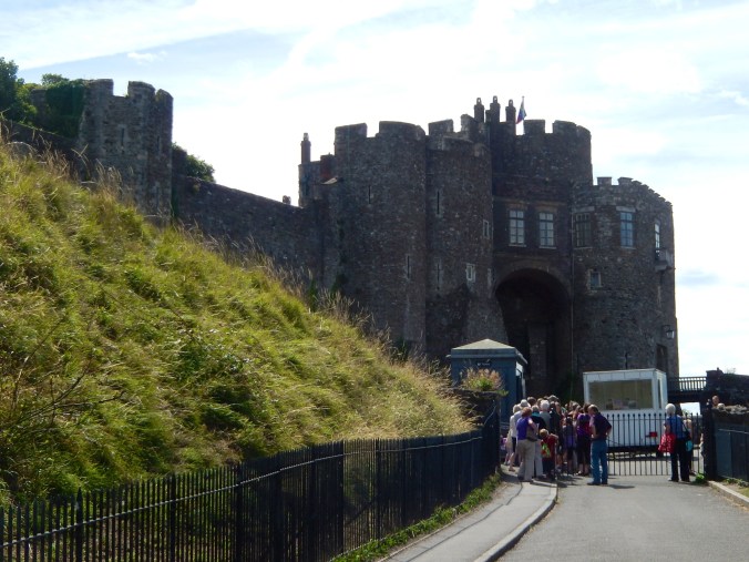 Approaching the castle - (there are much better photos on the Internet)