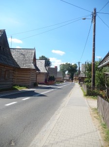 The traditional timber village