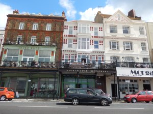 Margate harbour front street scenes