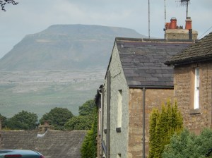 One of the peaks  behind Burton-in-Lonsdale