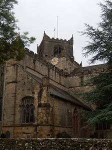 Just one glimpse of the external view of Cartmel Priory