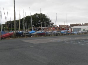High and Dry outside the Minnis Bay sailing club