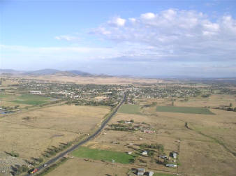Aerial Shot of the Golden Highway