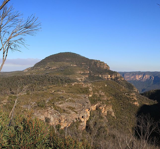 Mount Banks, Part of the Blue Mountains on Bells Line of Road Source: Wikipedia  Author: Adam.J.W.C.