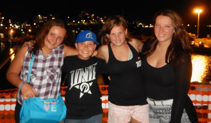 New Year's Eve excited faces