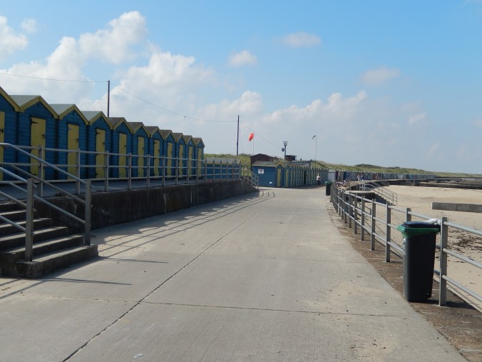 At the beach hut of our English "family" in Minnis Bay, Thanet, Kent. Bill managed to get sunburnt just sitting outside for a couple of hours. Even though mid-September, England was enjoying an Indian Summer