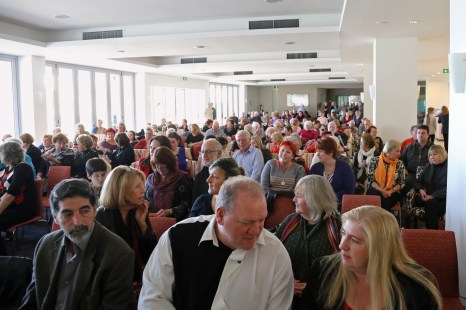 The support crowd for the launch of I Belong to No One, Wollongong, NSW, Sunday 12th July 2015, photo courtesy of Andrew Gray