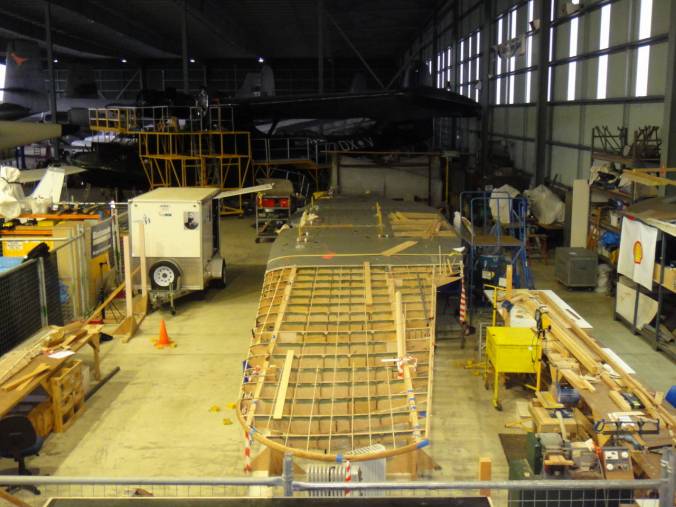 Southern Cross Wing Restoration photo courtesy Jim Thurstan HARS Albion Park NSW Australia June 2015