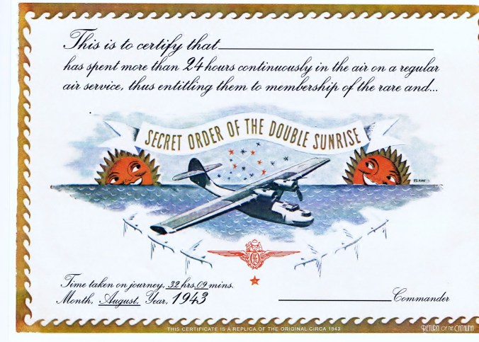 The Return of the Catalina Certificate