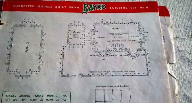 I remember how to read a BAYKO set plan