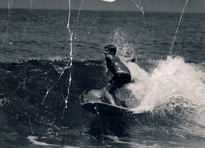 Surfing at Garie Beach NSW circa 1962
