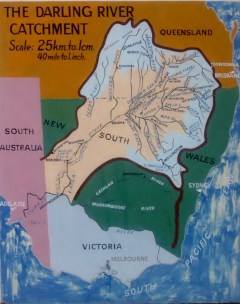 Map of the Murray-Darling Catchment area