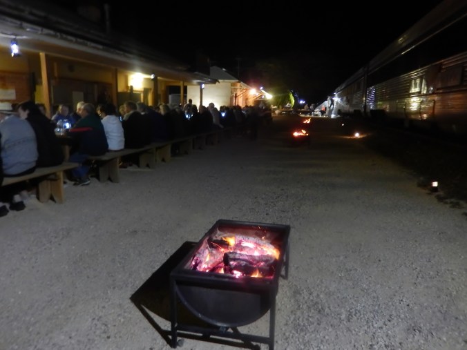 Dinner under the stars at Rawlinna