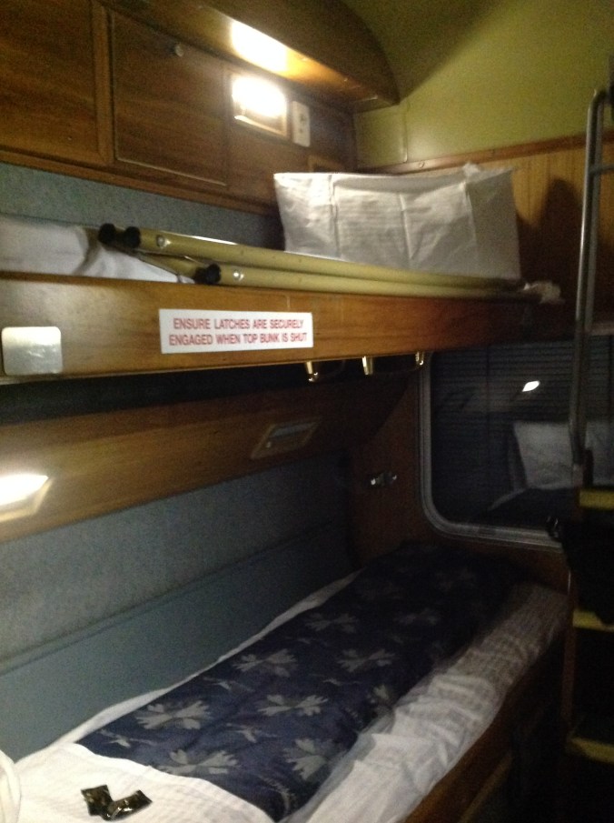 Indian Pacific Gold Class Cabin May 2016