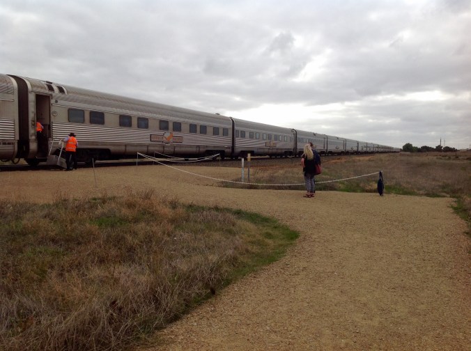 The Indian Pacific at Two Wells SA May 2016