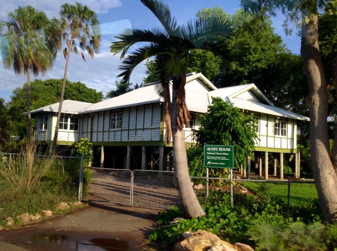 The Giese Residence in Darwin, formerly known as Audit House, is typical of the housing built for high-ranking public servants from 1920 - 1940 and is now a rare example of its type. There are four surviving in the Myilly Point Heritage Precinct.