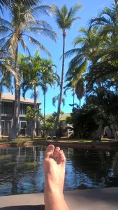 Self Portrait Poolside Mangrove Resort Hotel Broome WA May 2016 (1)
