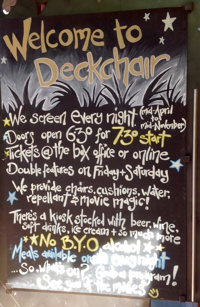 Deck Chair Cinema Darwin May 2016