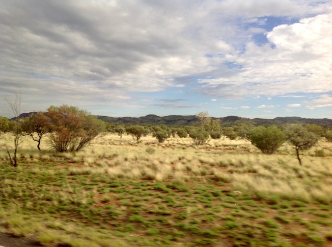 Closer to Alice Springs NT from the Ghan train June 2016