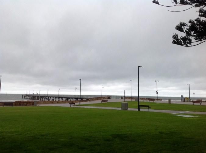Glenelg Jetty, SA on a rainy June day 2016