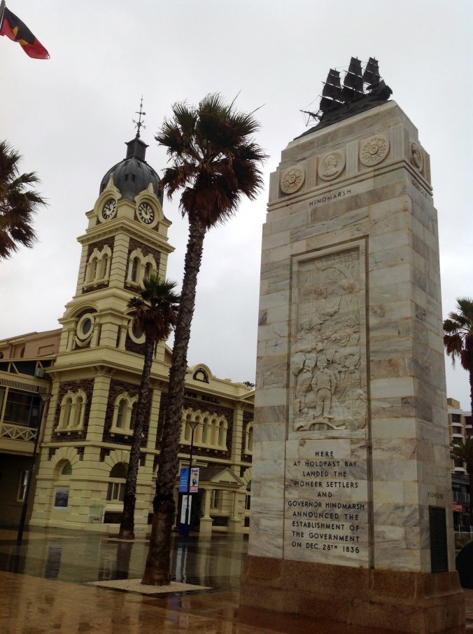 Glenelg, SA, 5th Jun 2016 Town Hall and Pioneer Memorial