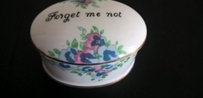 Trinket box Crown Staffordshire China